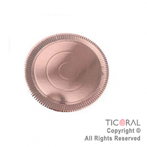 PLATO LAMINADO ROSA GOLD N.16 16CM x 10